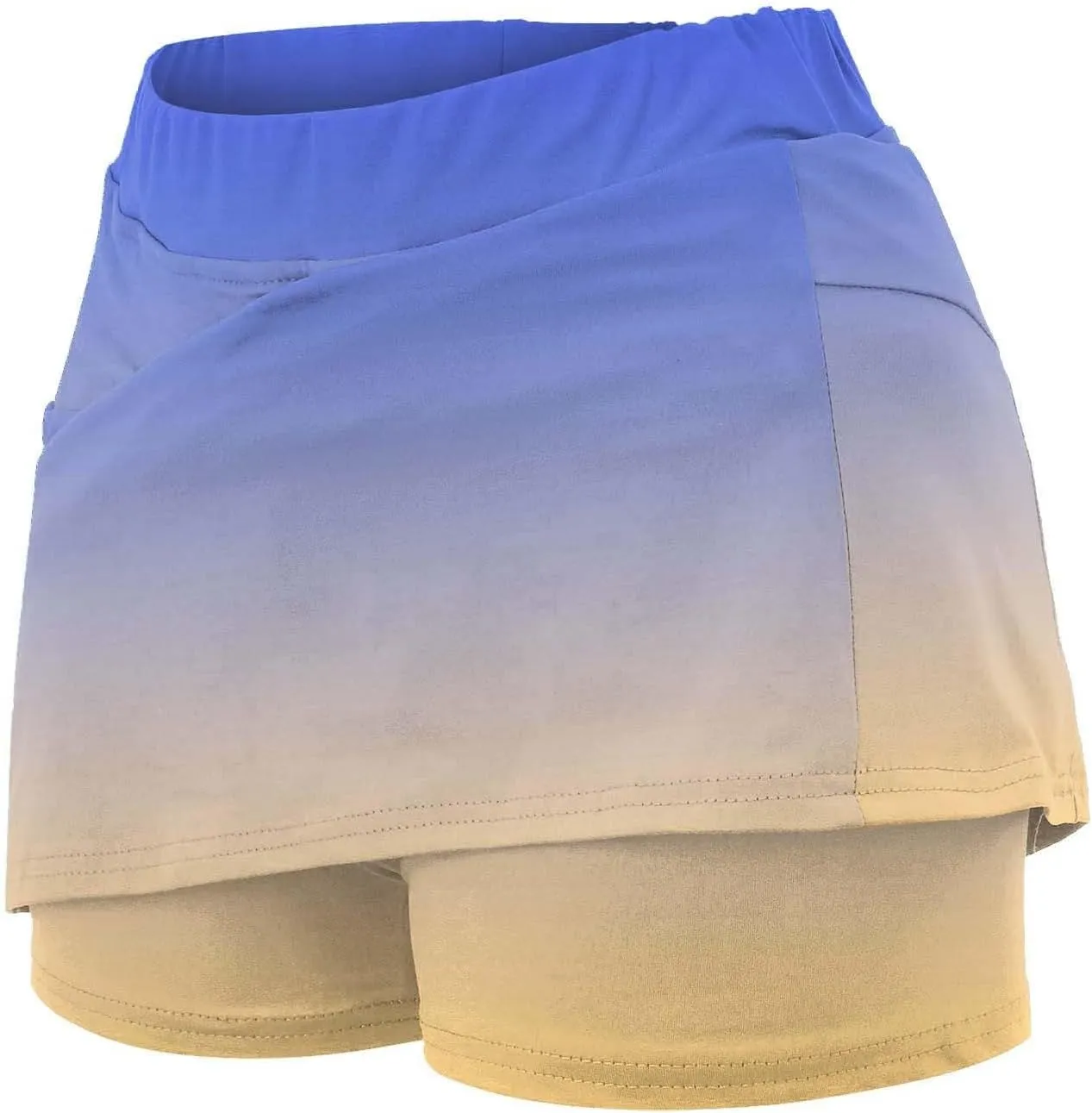 aihihe Pleated Skirts for Women Plus Size Pink Womens Shorts Casual Long Length Tennis Dress with Pockets Plus Size