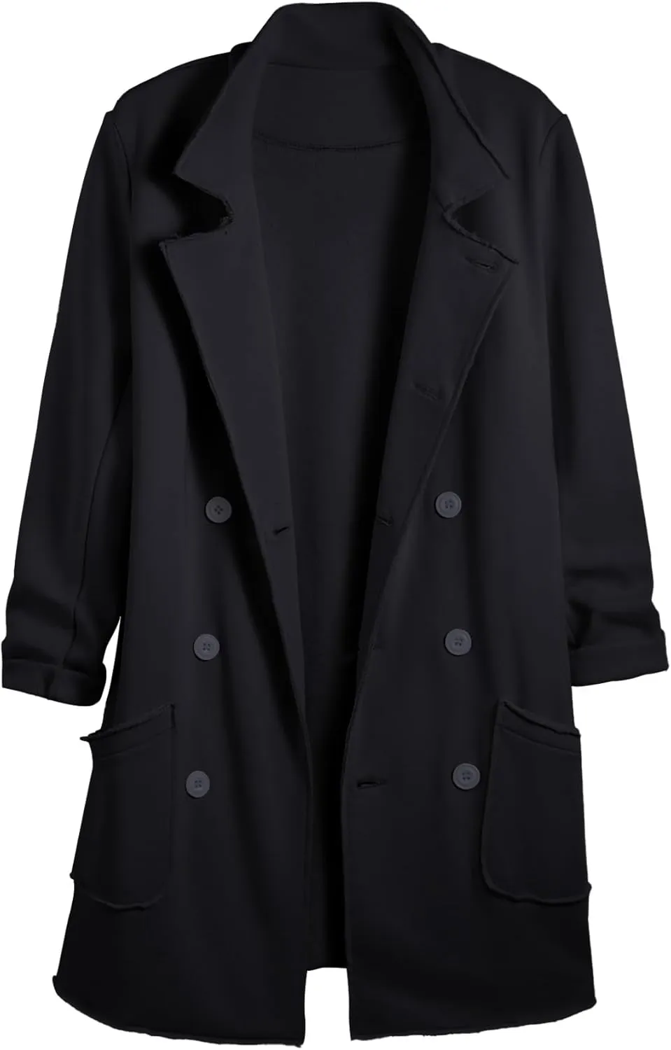 Ainangua Tipperary Trench Coat Women Double Breasted Lapel Long Coat Winter Fall Fashion Fleece Jacket