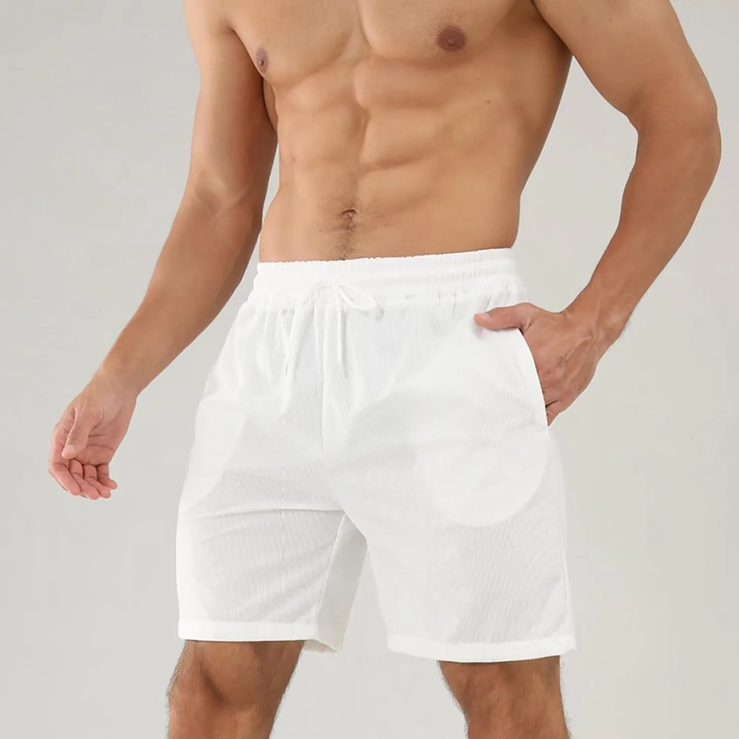 Alalaso Mens Swim Trunks Quick Dry Swim Shorts with Mesh Lining Solid Color Swimwear Bathing Suits