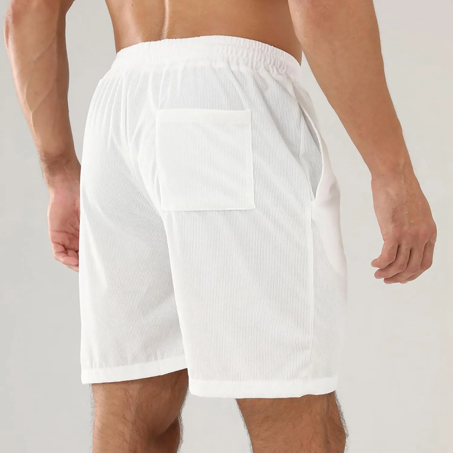 Alalaso Mens Swim Trunks Quick Dry Swim Shorts with Mesh Lining Solid Color Swimwear Bathing Suits