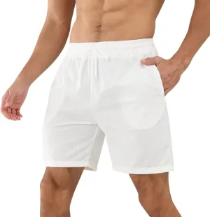Alalaso Mens Swim Trunks Quick Dry Swim Shorts with Mesh Lining Solid Color Swimwear Bathing Suits