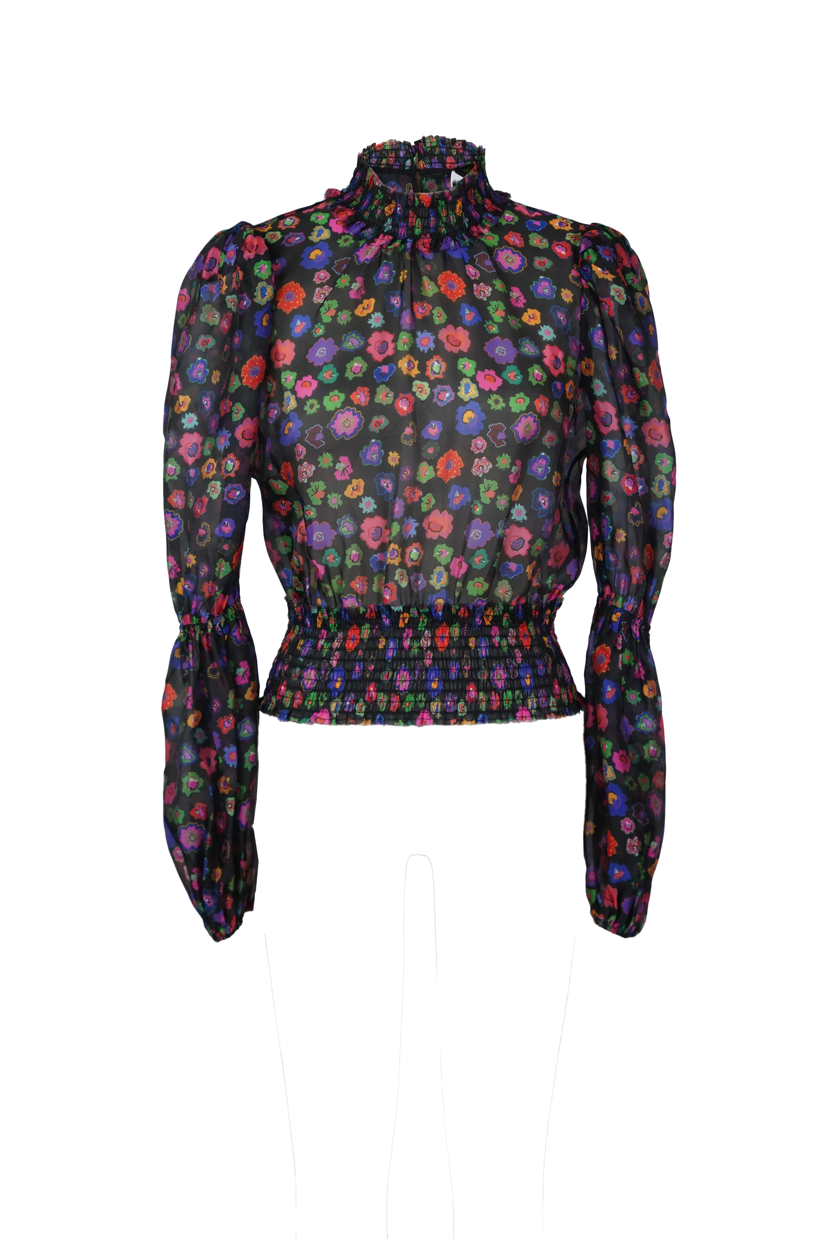 ANNE BLOUSE MINI MILIFIORI