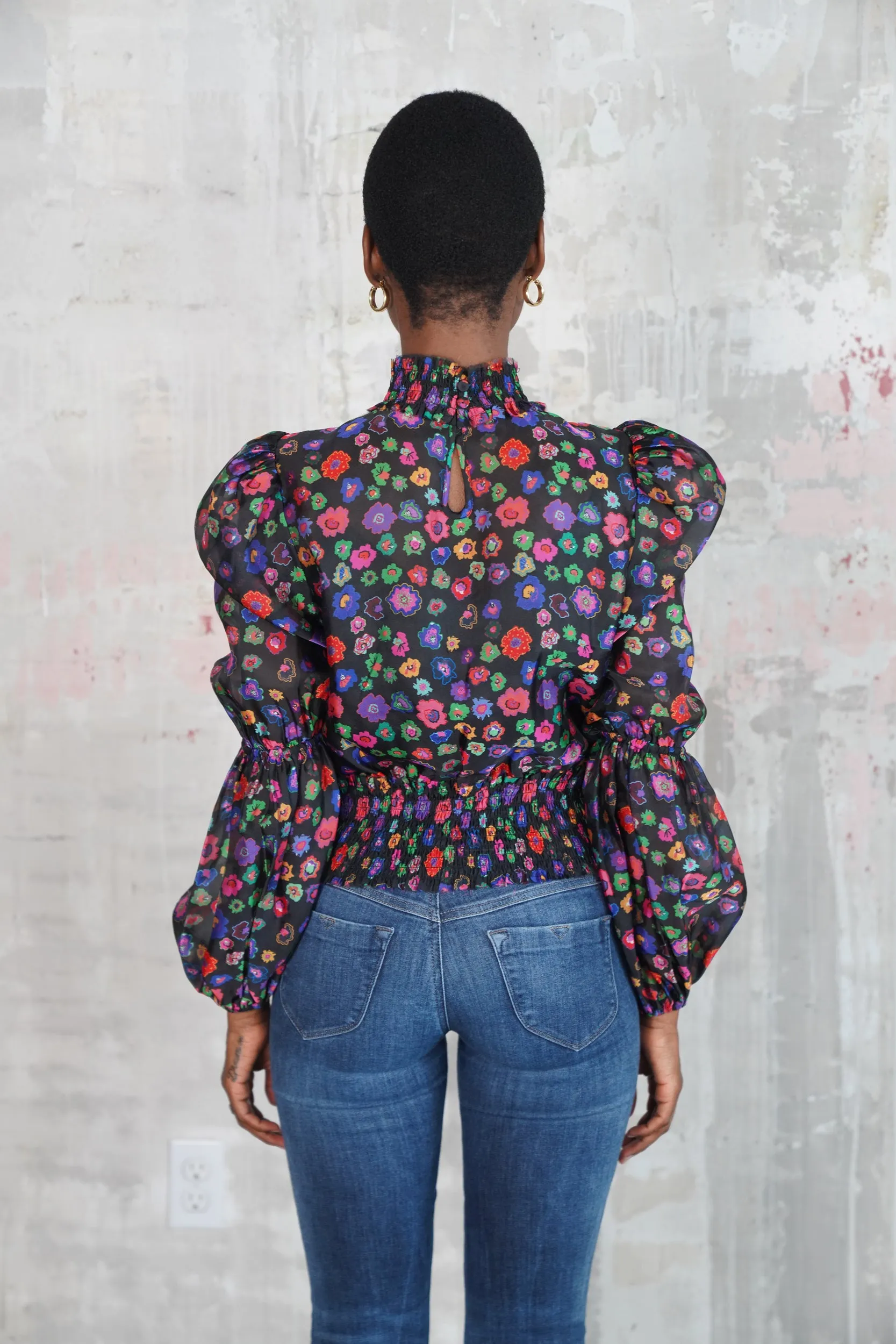 ANNE BLOUSE MINI MILIFIORI