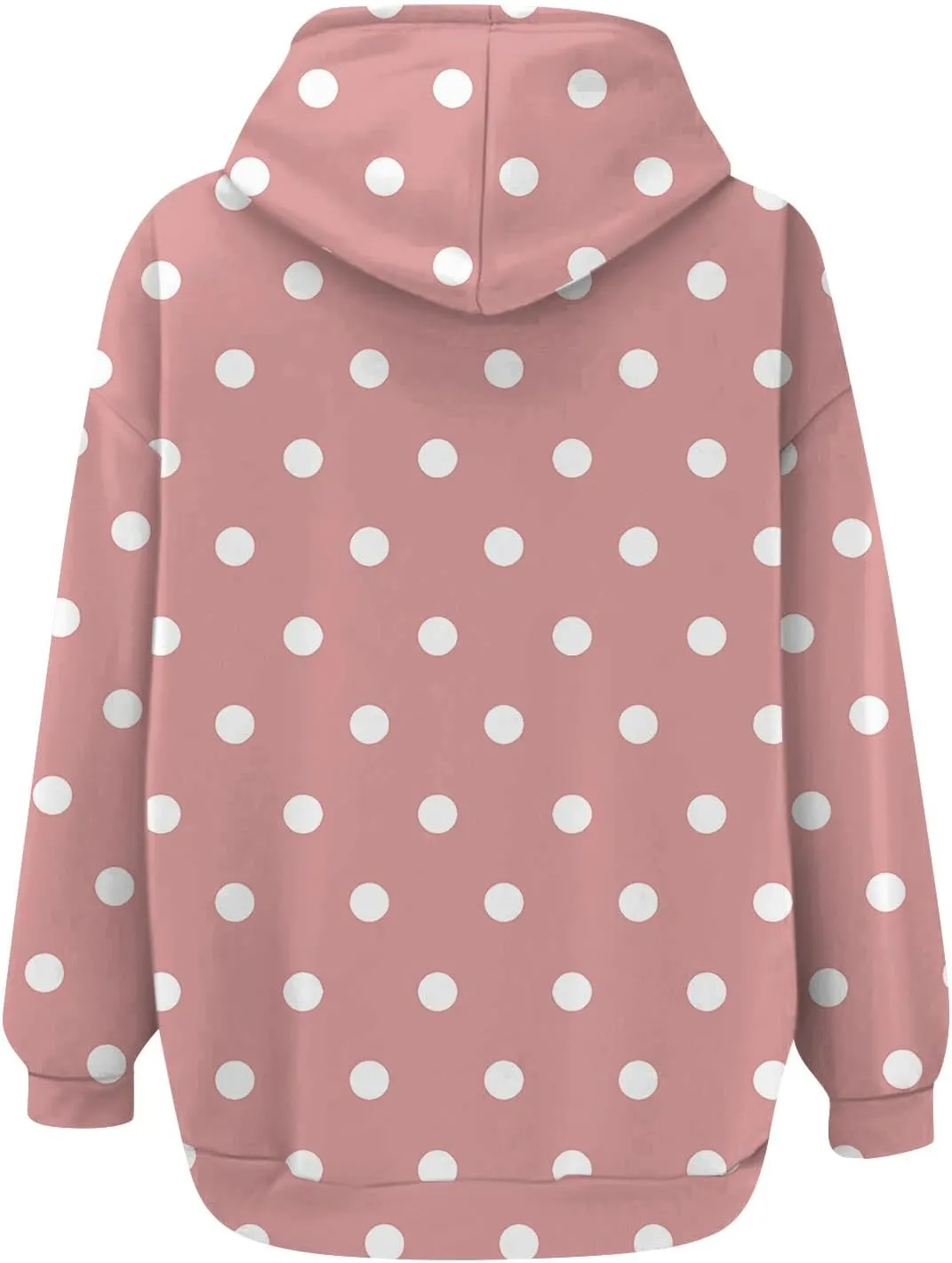 Baggy Full Zip Hoodie for Women Fashion Fall Long Sleeve Sweatshirts Printed Outdoor Jackets with Pockets S-2XL