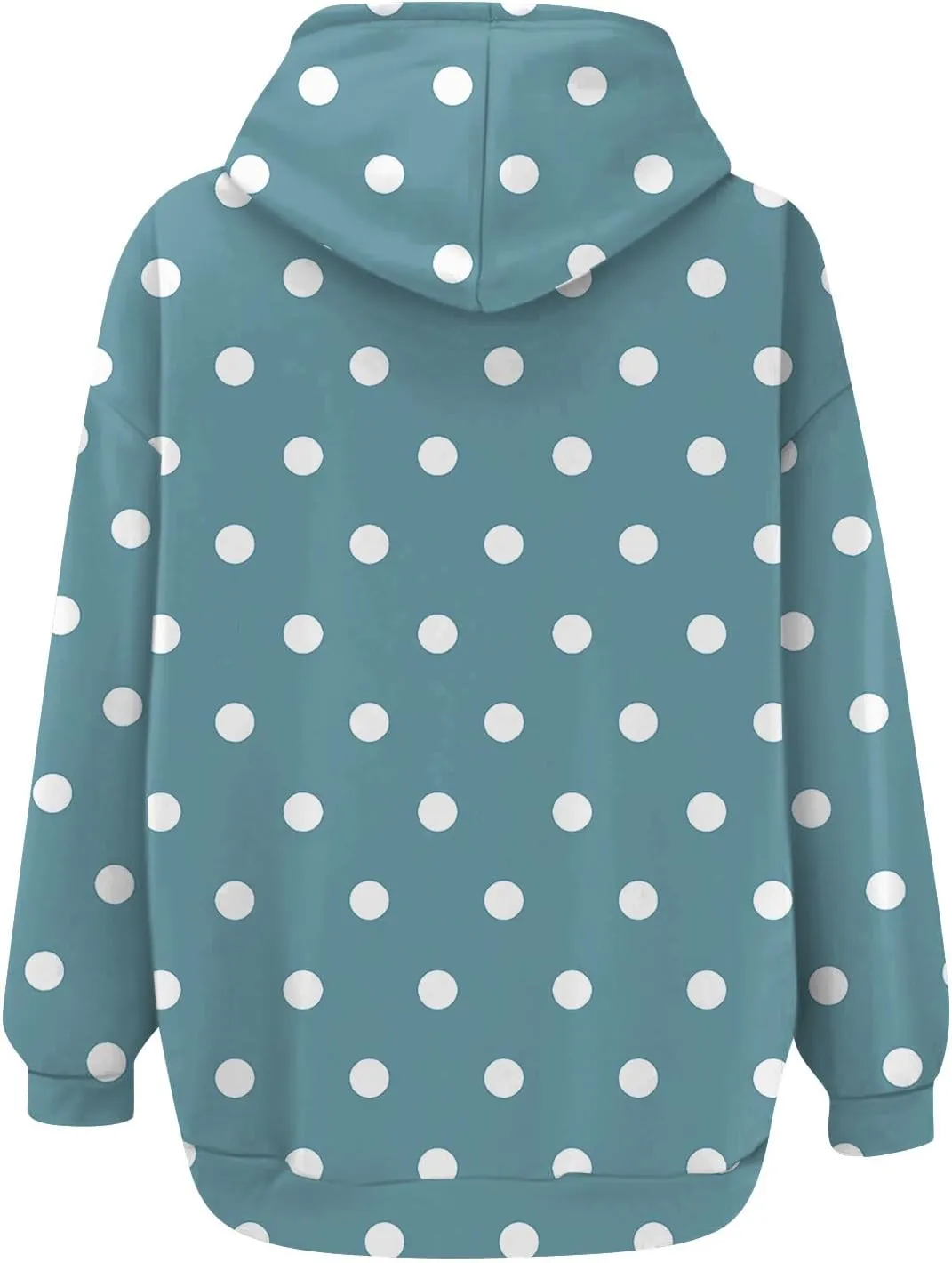 Baggy Full Zip Hoodie for Women Fashion Fall Long Sleeve Sweatshirts Printed Outdoor Jackets with Pockets S-2XL
