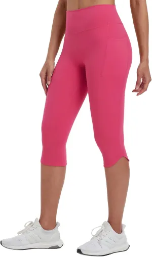 baleaf Womens 17" High Waisted Capri Leggings with Pockets Tummy Control Yoga Gym Capris Pants