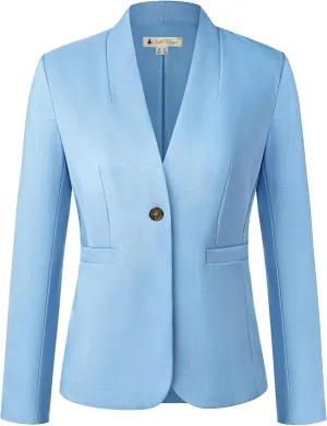 Belle Poque Blazers for Women Business Casual Blazer Jackets Fully Lined Office Work Blazer with Pockets