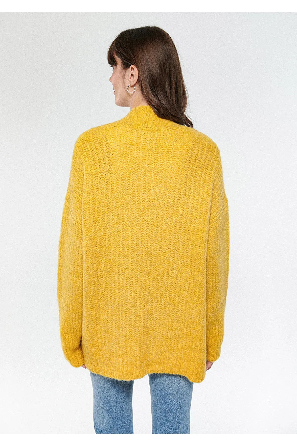 Blue Women's Yellow Cardigan