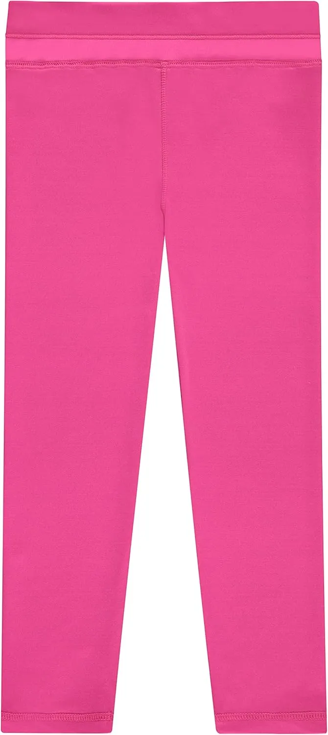 BTween Girls 4 Pack Leggings Set, Exercise, Sports Tights with Wide Waistband for Girls
