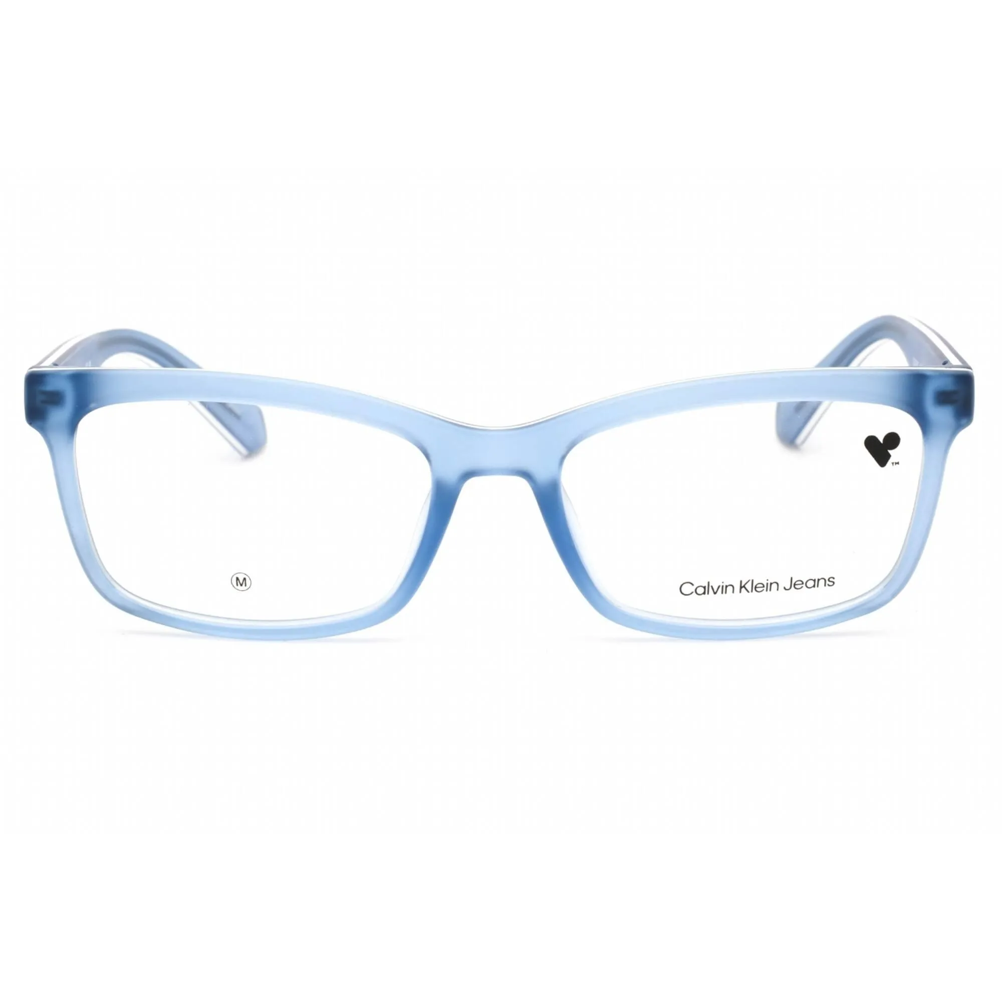 Calvin Klein Jeans Women's Eyeglasses - Azure Rectangular Shape Frame | CKJ23613 410