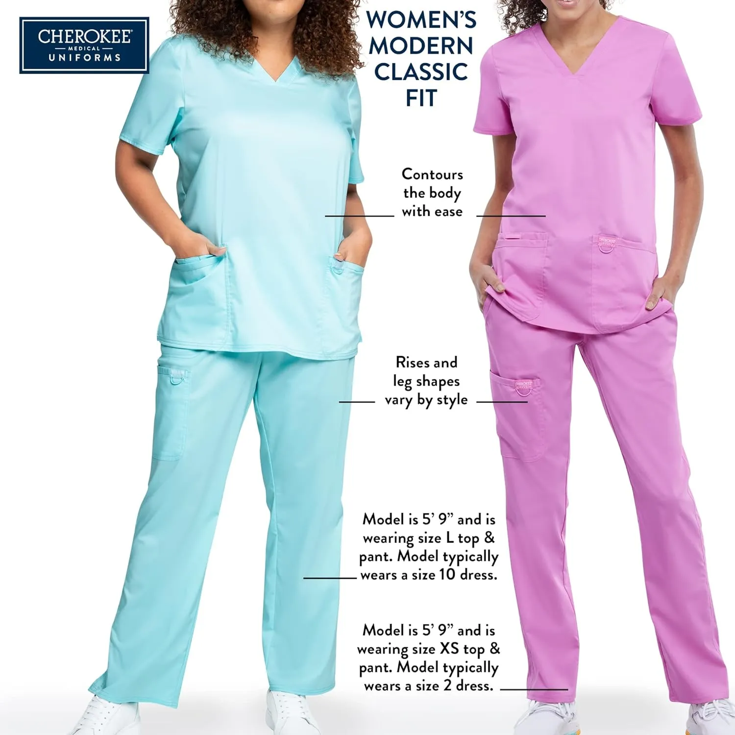 Cherokee Womens Zip Up Scrub Jackets with Breathable Mesh and Shirttail Hemline WW301