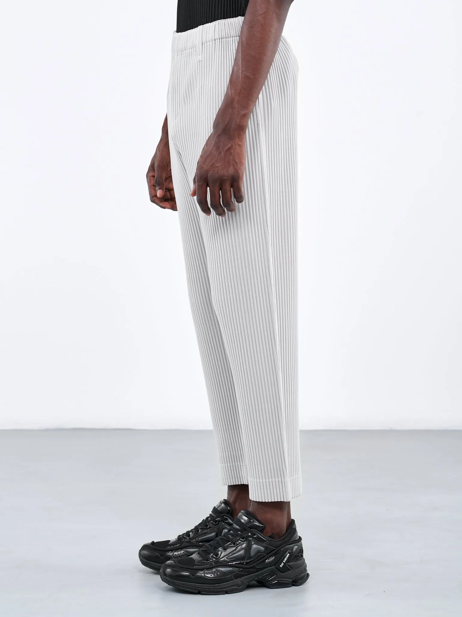 Color Pleats Trousers (HP38JF450-11-LIGHT-GRAY
