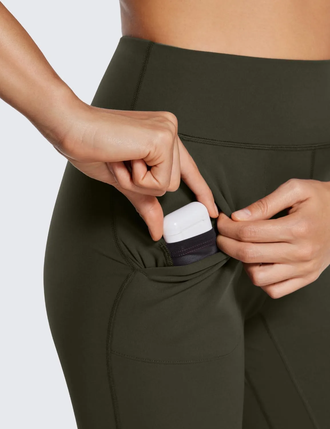 CRZ YOGA Butterluxe High Waisted Joggers for Women 27" - Buttery Soft Yoga Lounge Workout Leggings Pants with Pockets