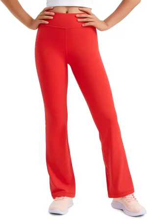 CRZ YOGA Girls Butterluxe Flare Leggings - Kids High Waist Bell Bottoms Bootcut Lounge Casual Active Yoga Dance Pants