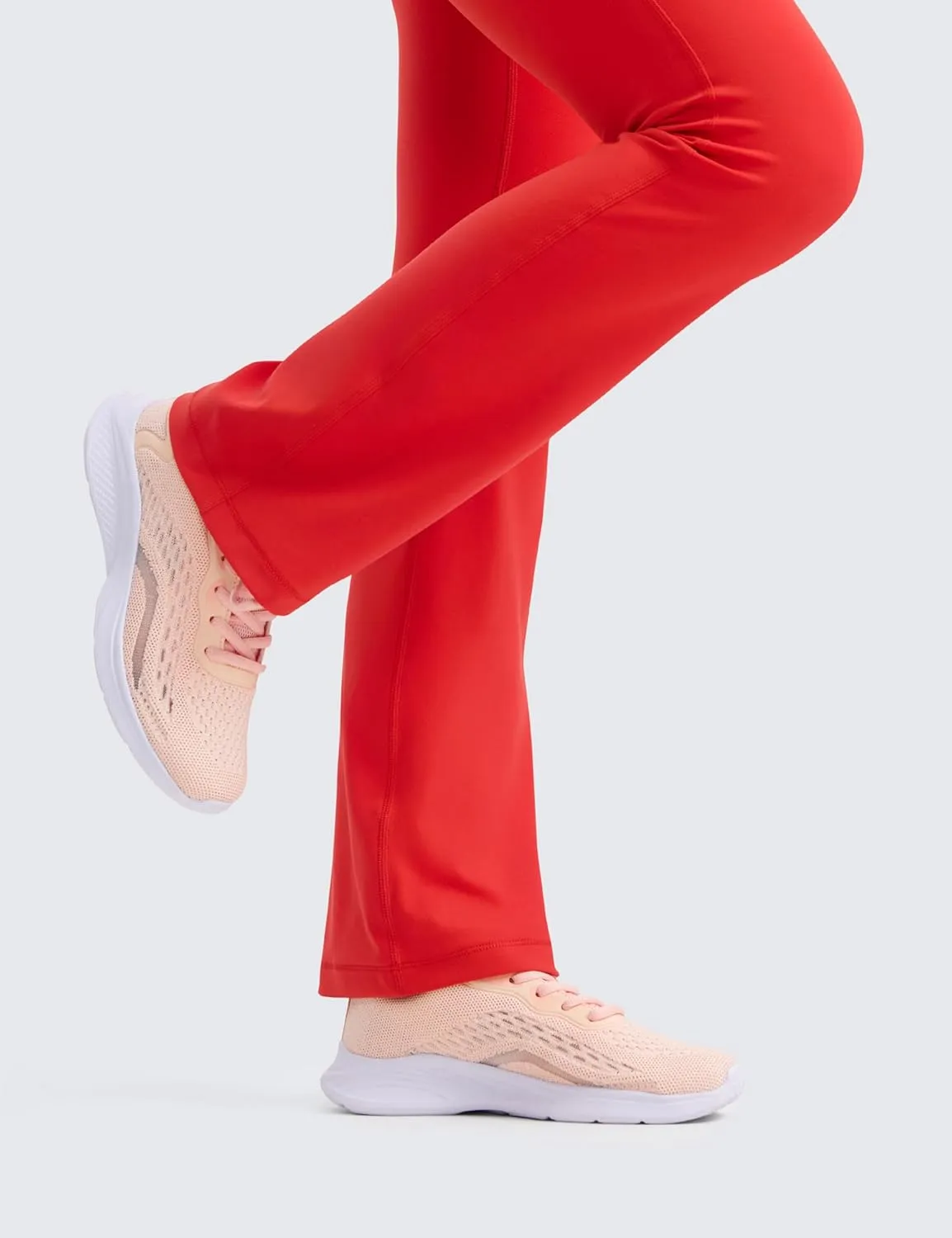 CRZ YOGA Girls Butterluxe Flare Leggings - Kids High Waist Bell Bottoms Bootcut Lounge Casual Active Yoga Dance Pants