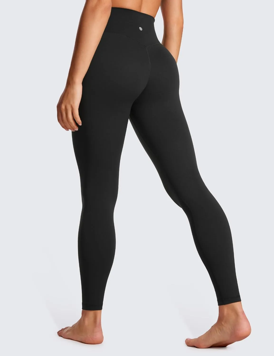 CRZ YOGA Womens Butterluxe Crossover High Waist Workout Leggings 28" - Criss Cross Full Length Gym Lounge Athletic Yoga Pants