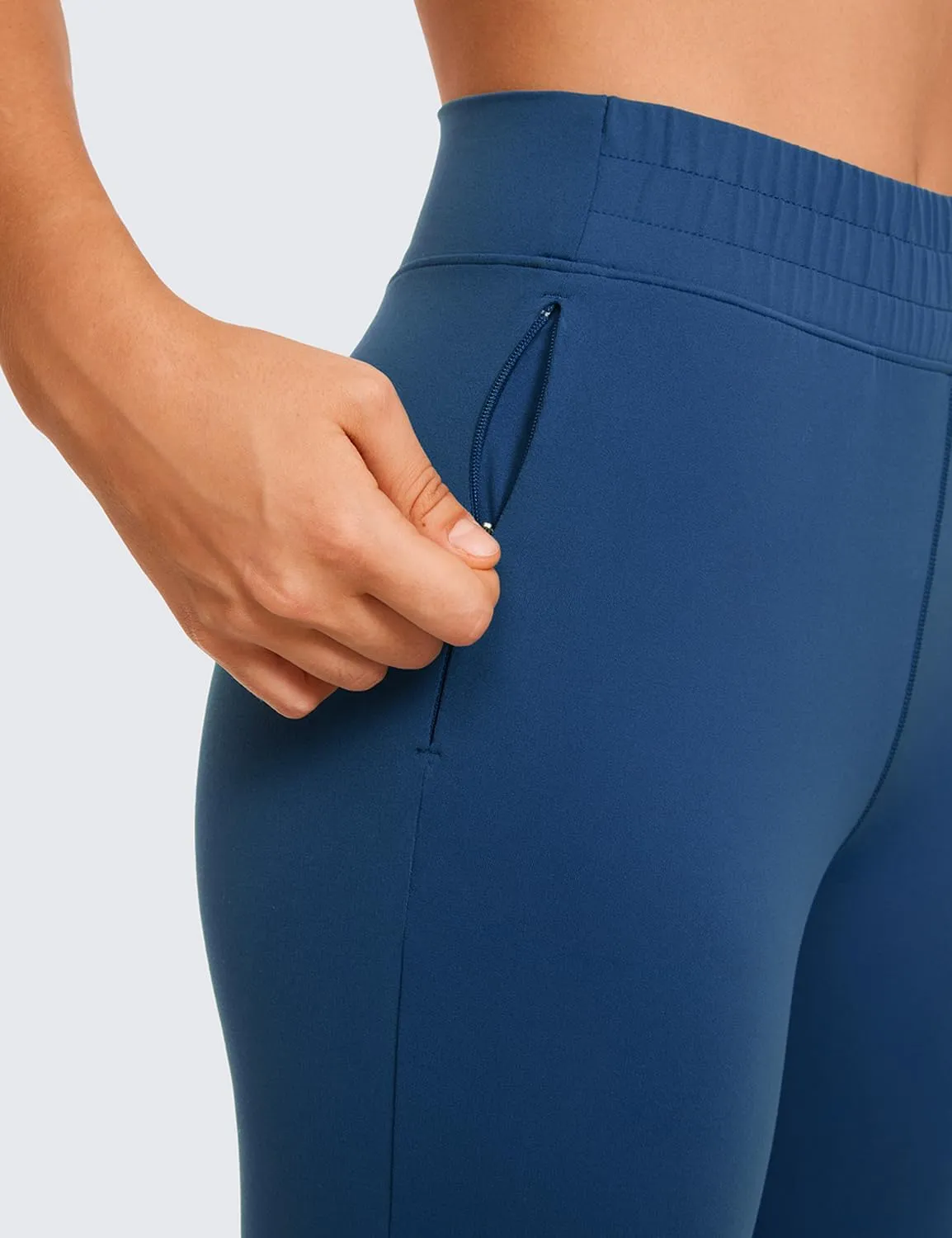 CRZ YOGA Womens Butterluxe High Waisted Joggers 27 Inches - Buttery Soft Lounge Yoga Pants with Pockets Workout Leggings