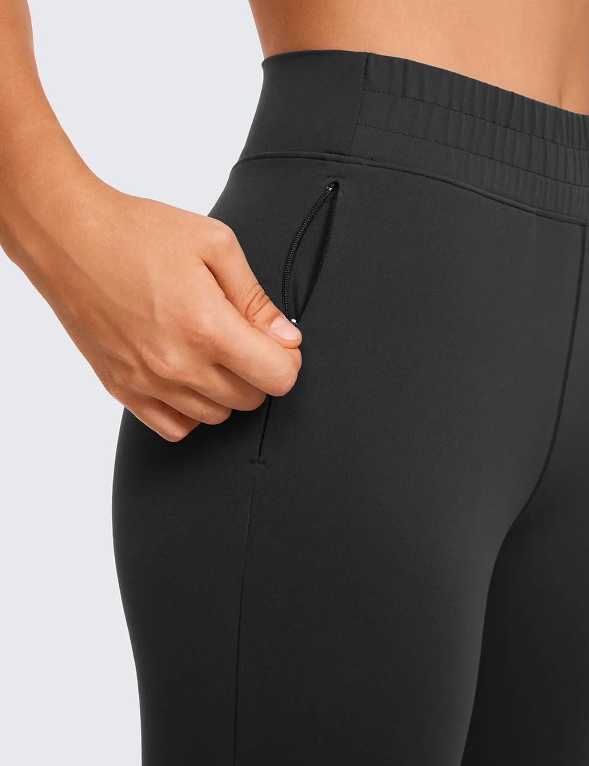 CRZ YOGA Womens Butterluxe High Waisted Joggers 27 Inches - Buttery Soft Lounge Yoga Pants with Pockets Workout Leggings