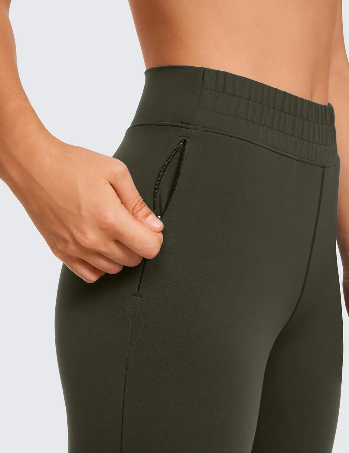 CRZ YOGA Womens Butterluxe High Waisted Joggers 27 Inches - Buttery Soft Lounge Yoga Pants with Pockets Workout Leggings