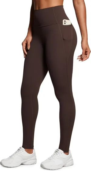 CRZ YOGA Womens Butterluxe High Waisted Workout Leggings 31 Inches - Athletic Gym Yoga Pants with Pockets Buttery Soft