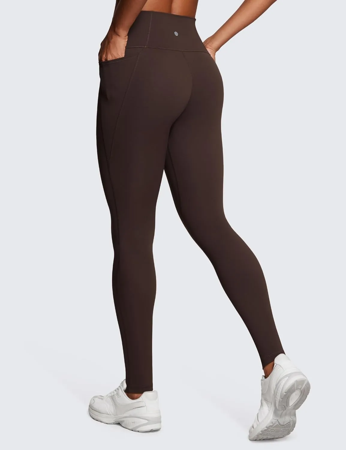 CRZ YOGA Womens Butterluxe High Waisted Workout Leggings 31 Inches - Athletic Gym Yoga Pants with Pockets Buttery Soft