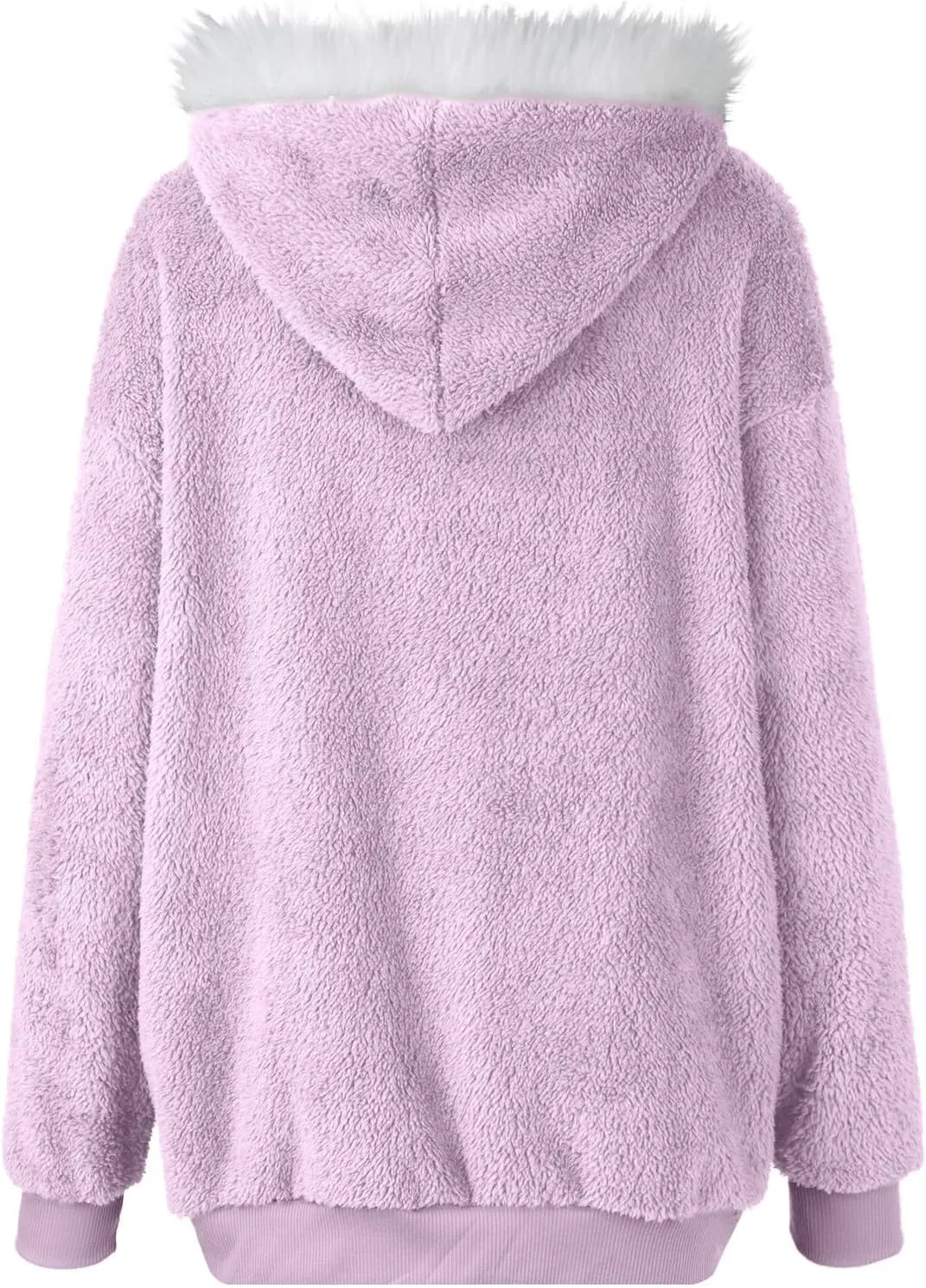 Fall Outfits for Women Zipper Color Block Outerwear Long Sleeve Fleece Plush Stitching Coats Warm Hooded Jacket