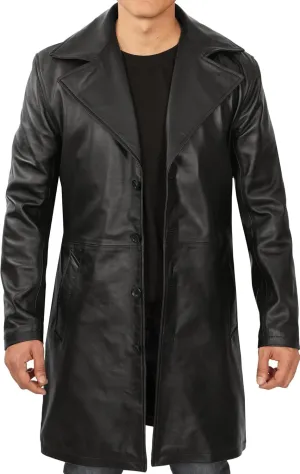 fjackets Leather Car Coats For Men   Length Real Lambskin Mens Fashion Brown & Black Leather Jacket Men
