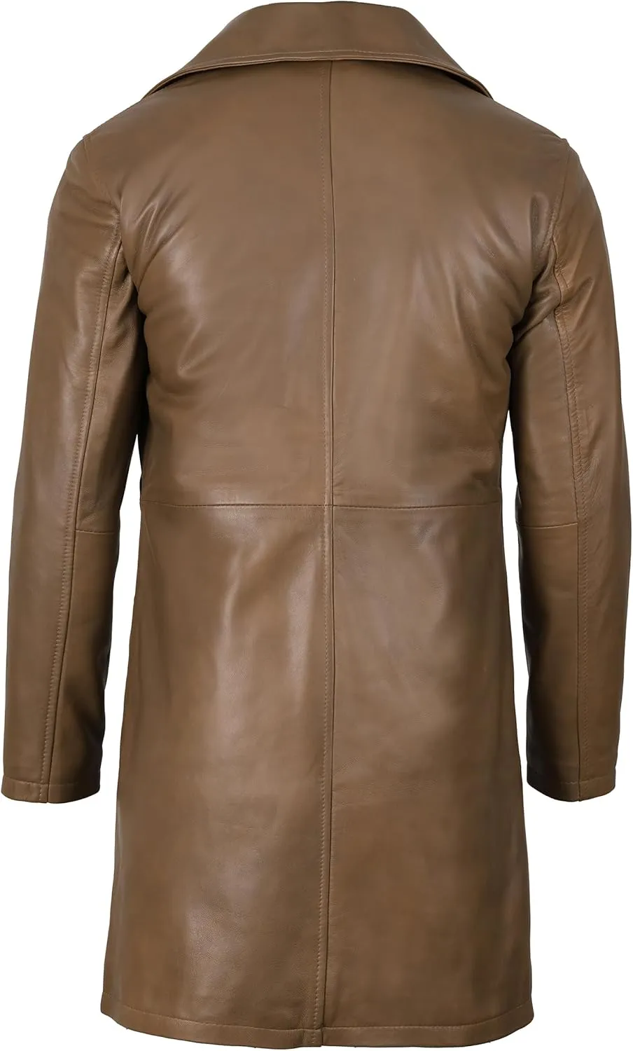 fjackets Leather Car Coats For Men   Length Real Lambskin Mens Fashion Brown & Black Leather Jacket Men