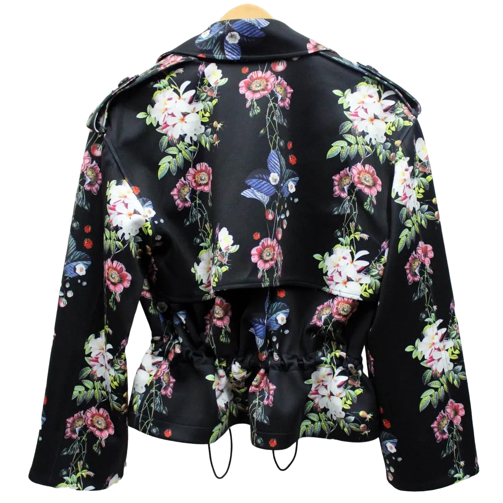 Floral Diamond Trellis Utility Jacket