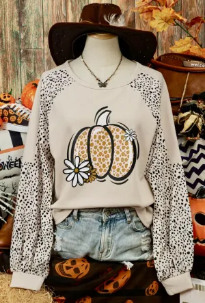 Floral Pumpkin Top