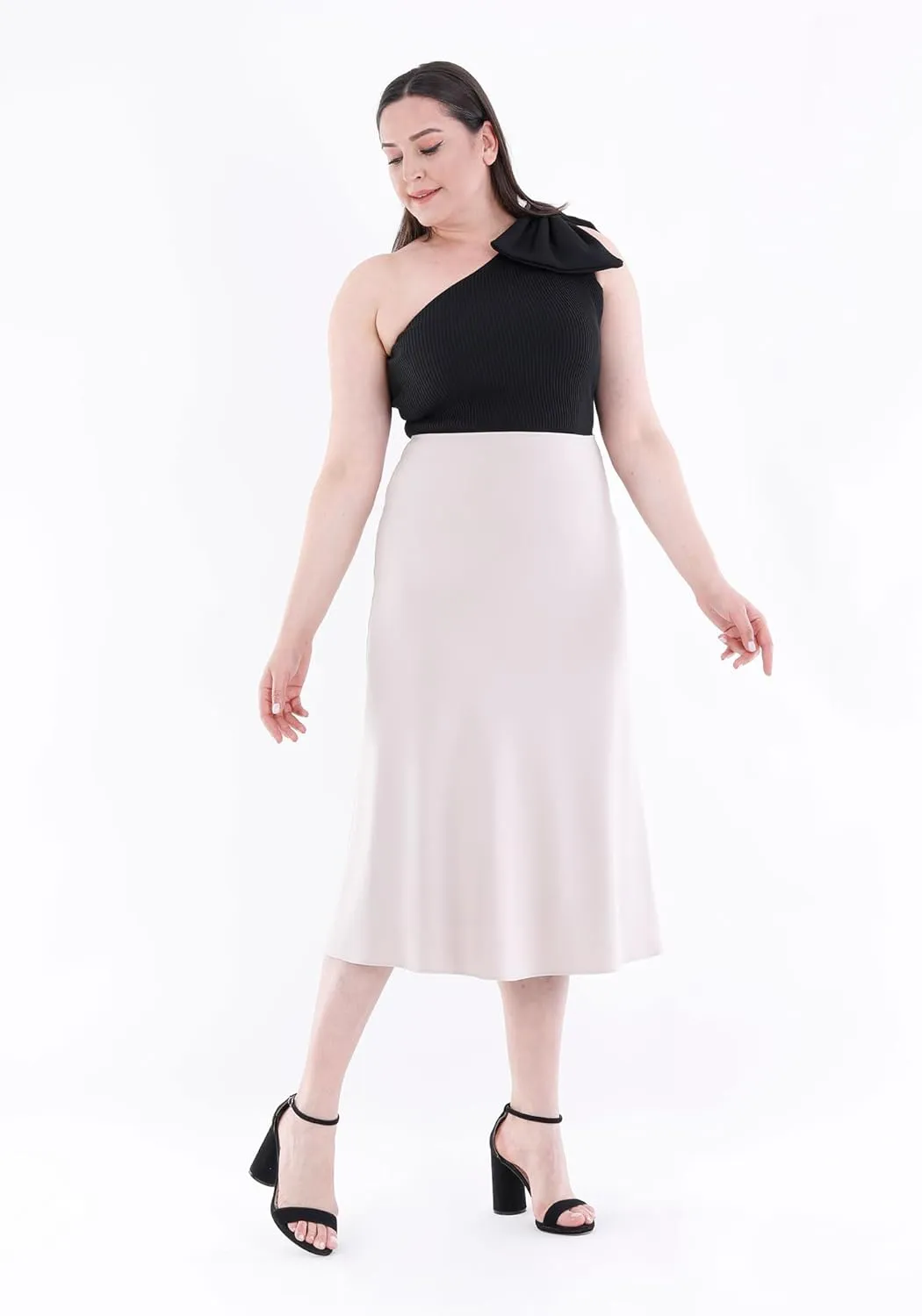 G-Line Midi Skirts for Women, A-Line Boho Skirts for Women, High Waisted Skirts for Women, Flared Plus Size Skirt XS-7XL