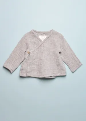 GAUZE WRAP TOP