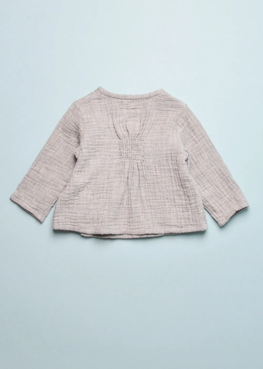 GAUZE WRAP TOP