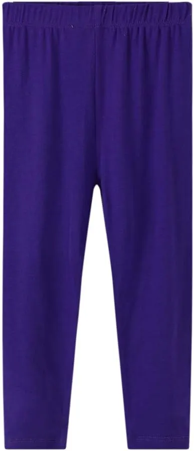 Girls Leggings 3-Pack Set Cotton Casual Solid Stripe Stretch Tights Pants