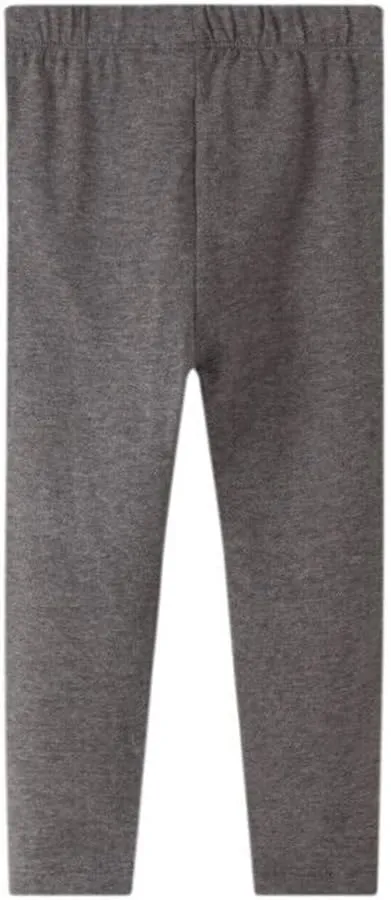 Girls Leggings 3-Pack Set Cotton Casual Solid Stripe Stretch Tights Pants