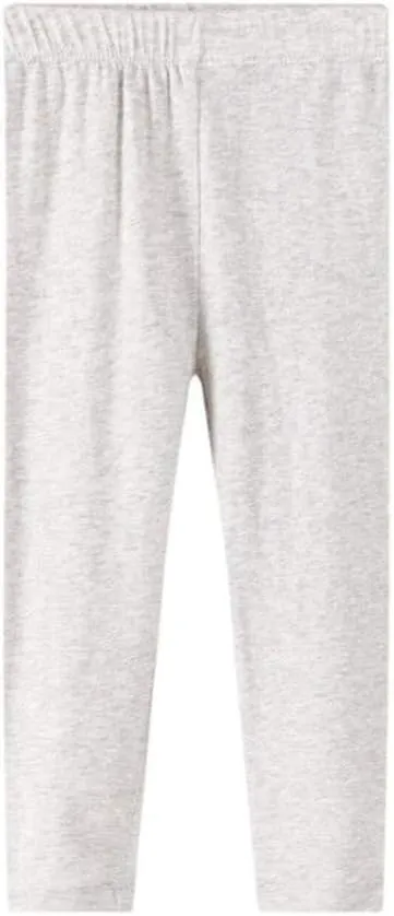 Girls Leggings 3-Pack Set Cotton Casual Solid Stripe Stretch Tights Pants