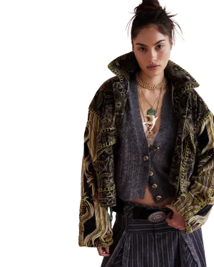 Giving Joy Jacket in Emerald Combo