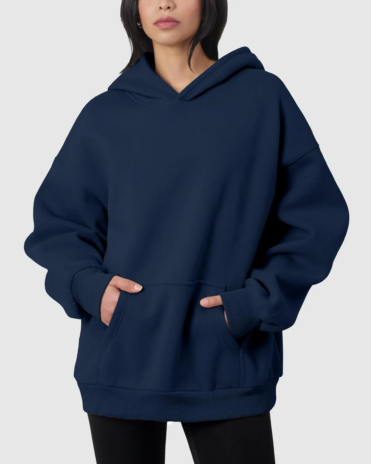GIVON Women's Oversized Hoodie Heavyweight Fleece Sweatshirt Warm Long Sleeve Pullover Fall Winter Clothes