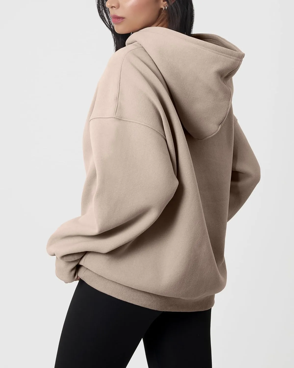 GIVON Women's Oversized Hoodie Heavyweight Fleece Sweatshirt Warm Long Sleeve Pullover Fall Winter Clothes
