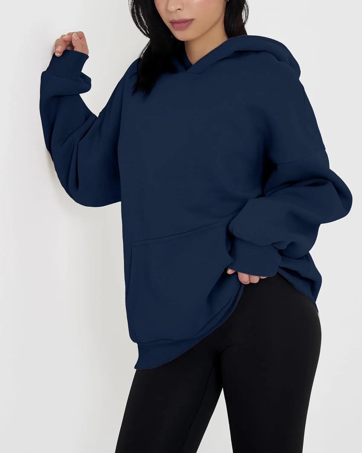 GIVON Women's Oversized Hoodie Heavyweight Fleece Sweatshirt Warm Long Sleeve Pullover Fall Winter Clothes