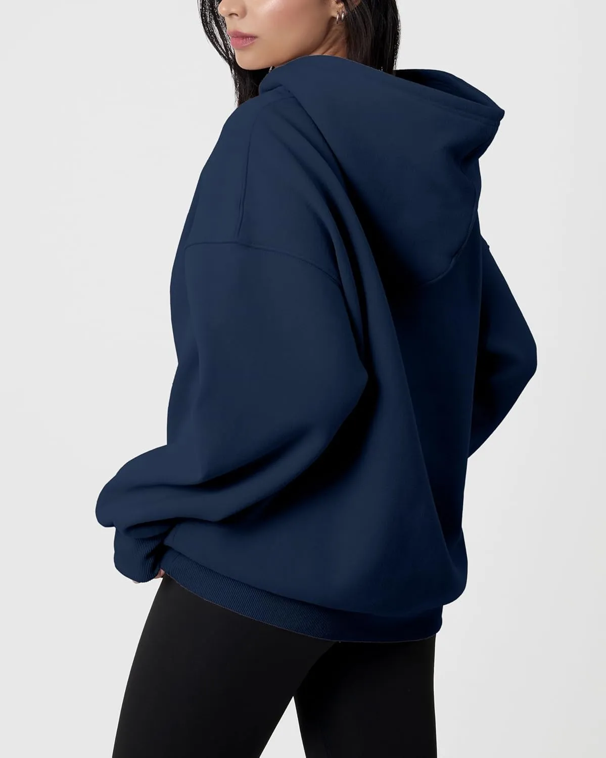 GIVON Women's Oversized Hoodie Heavyweight Fleece Sweatshirt Warm Long Sleeve Pullover Fall Winter Clothes