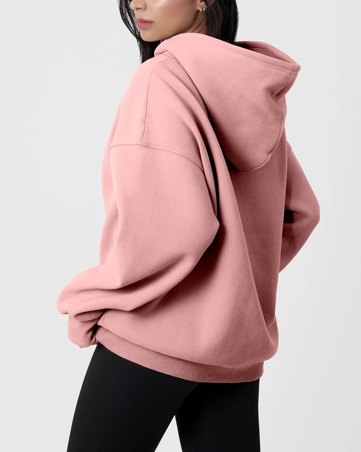 GIVON Women's Oversized Hoodie Heavyweight Fleece Sweatshirt Warm Long Sleeve Pullover Fall Winter Clothes