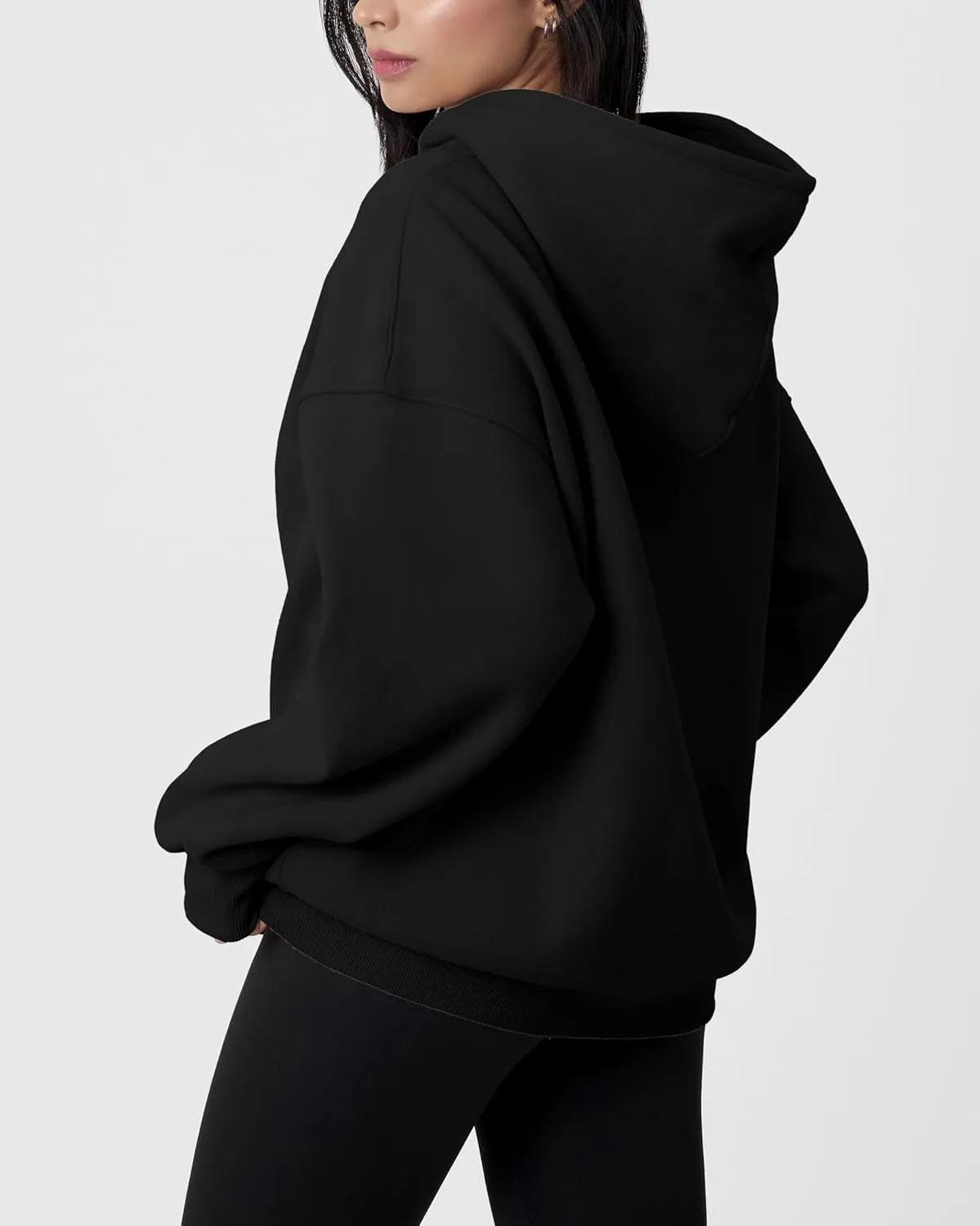 GIVON Women's Oversized Hoodie Heavyweight Fleece Sweatshirt Warm Long Sleeve Pullover Fall Winter Clothes