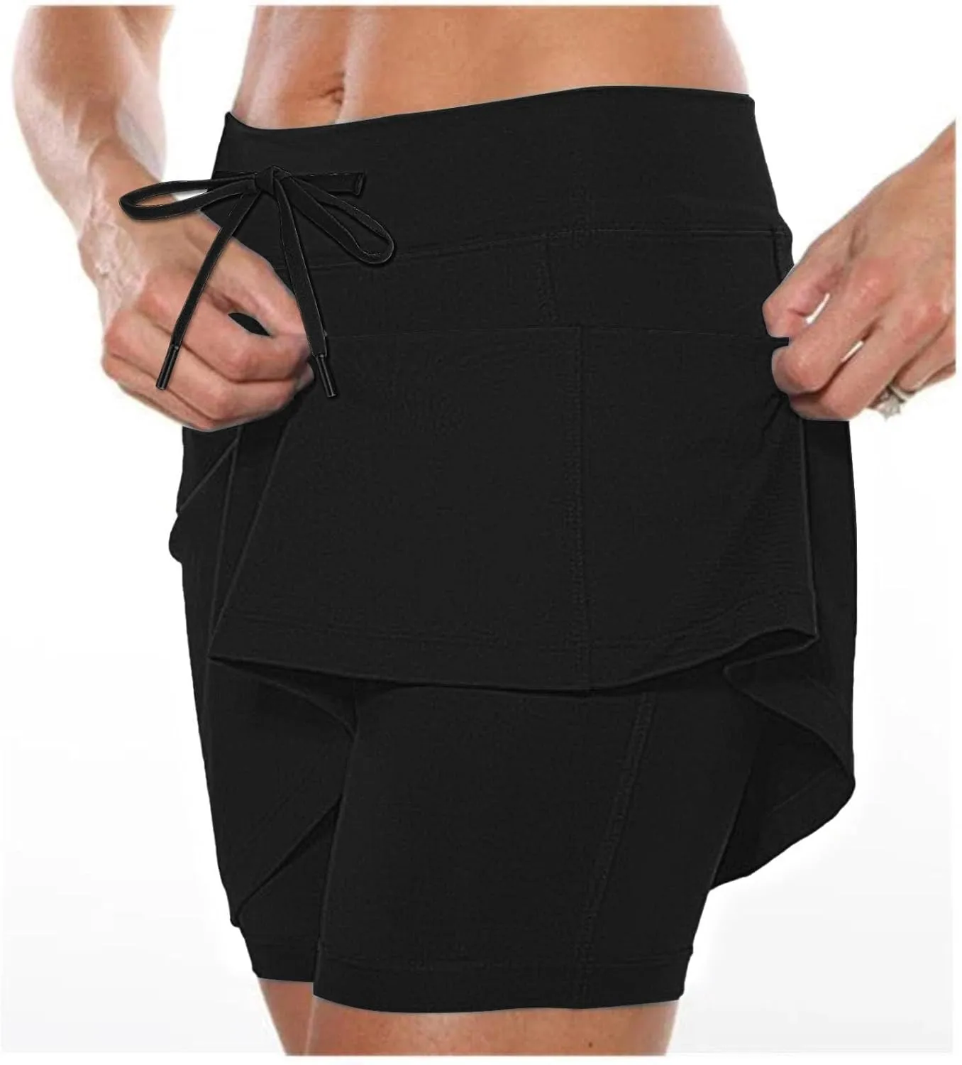 Golf Skirts for Women Athletic Mini Crossover Skirts Ladies Tennis Yoga Shorts Golf Summer Vacation Beach Casual