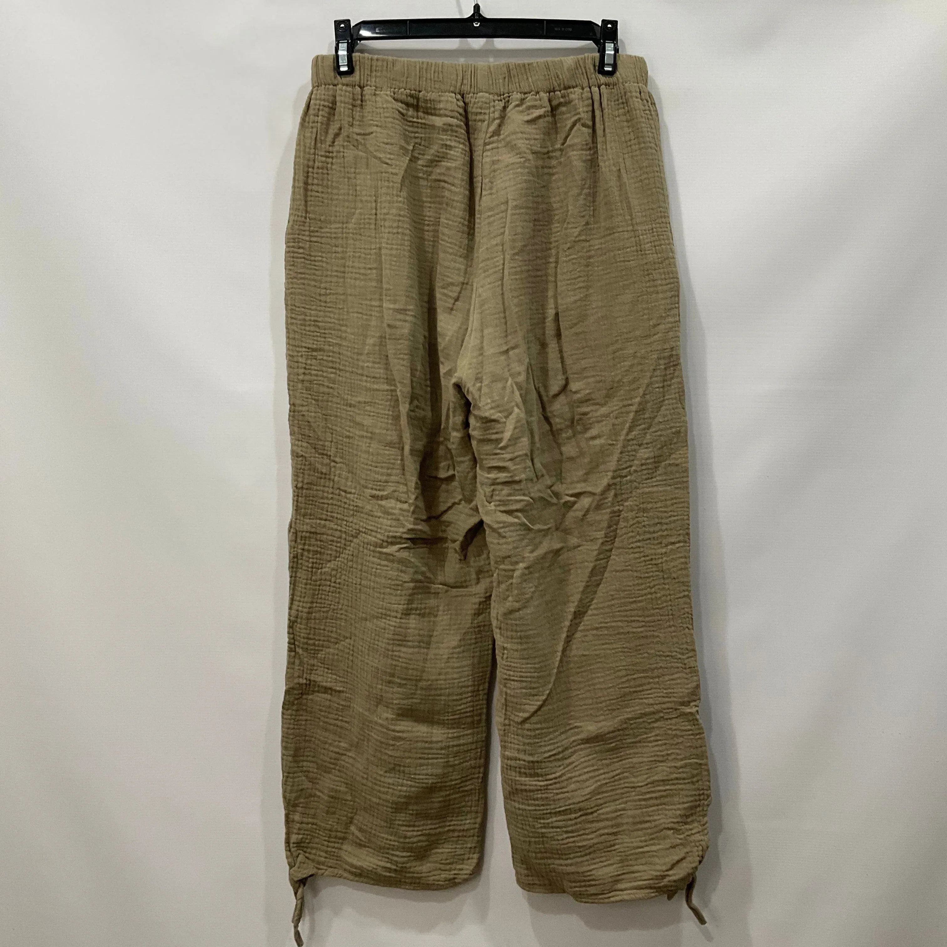 Green Pants Linen grade & gather, Size S