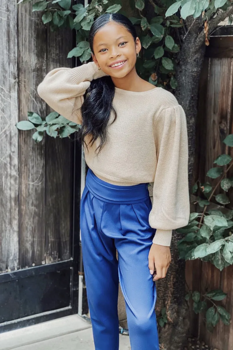 Habitual Kids High Waist Pull On Girls Pants