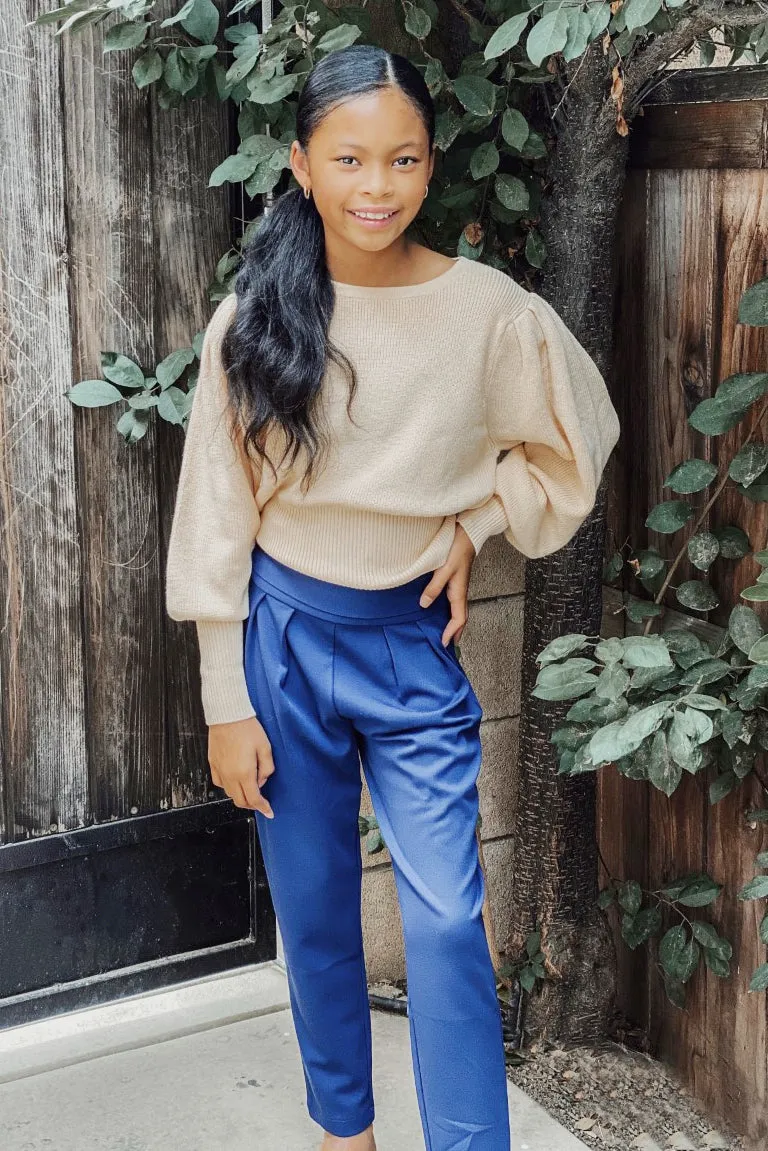 Habitual Kids High Waist Pull On Girls Pants