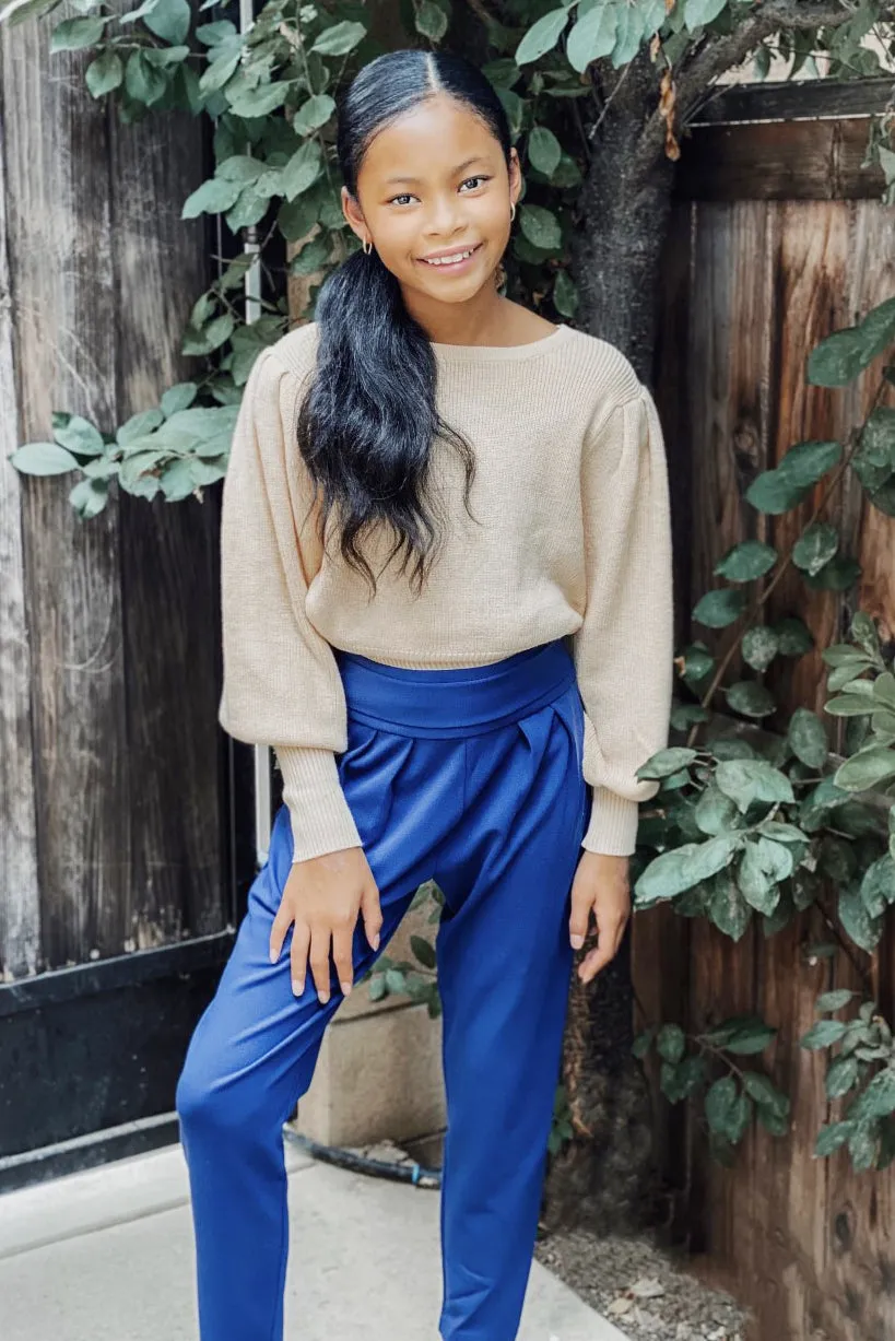 Habitual Kids High Waist Pull On Girls Pants