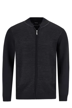 Hajo Zip Cardigan 27509 Bk K