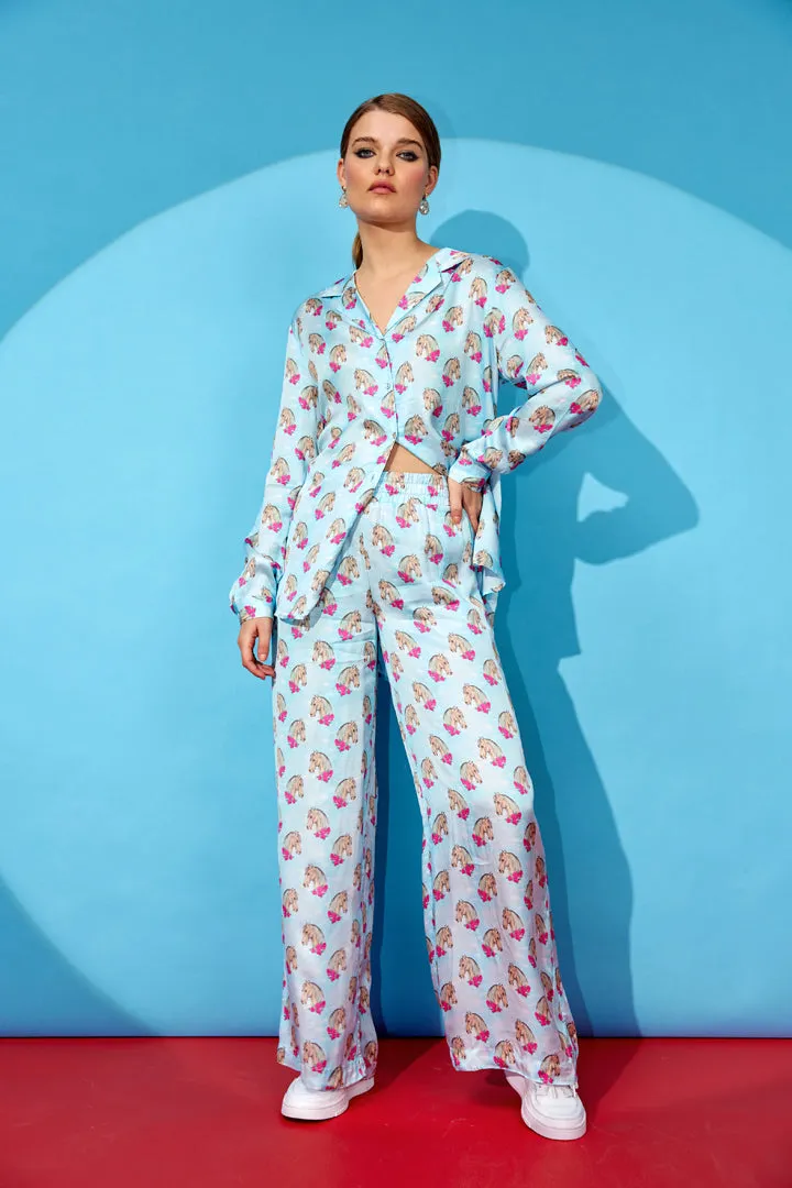Hazel Trousers - Happy Pony Art Print